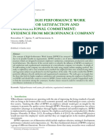 Impact of High Performance Work