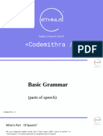 Parts of Speech