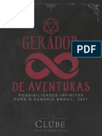 Gerador de Aventuras - Brasil 2031 - Clube Dos Taberneiros