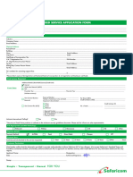 Fixed Data Application Form