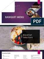 Hyatt Regency Pune - Banquet Menu