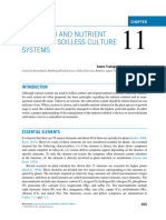 Chapter 11 - Nutrition and Nutrient Uptake in Soilless Cultu - 2016 - Plant Fact