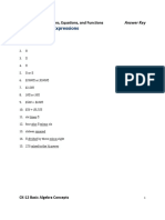 AnswerKey CK-12Chapter01BasicAlgebraConcepts