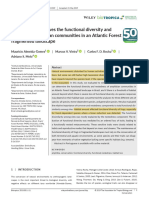 ALMEIDA-GOMES - Et Al. 2018 - Habitat Amount Drives The Functional Diversity and Nestedness of Anuran Communities