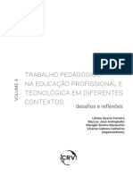 Trabalho Pedagógico Na Educação Profissional e Tecnológica em Direferentes Contextos - Desafios e Reflexões