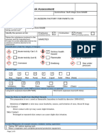 CoSHH Risk Assessment To MAROTEX