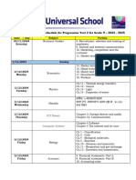 CAIE - Grade - 9 - PT - Portion and Schedule 2024-25