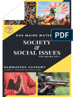 Society and Social Issues - NammaKPSC Academy Mains Module