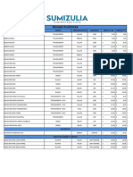 Lista de Existencia Nueva BS y $ 22 de Octubre