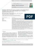 Dystrophic Calci Cation and Respiratory Metaplasia in The Epithelial Lining of