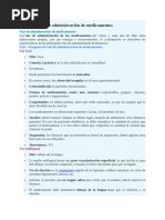 Todas Las Vías de Administración de Medicamentos Farmaco