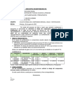 INFORME #0130 Modelo Rebaja Presupuestal