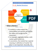 Bba Sem 1 Unit 5 Market Structure PDF