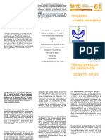 Triptico - TransferenciaDerechos - ISSSTE-IMSS Seccion 61