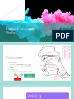 Lesson 6 English Consonants Plosives