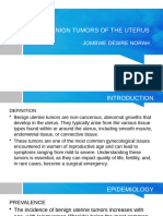 Benign Tumors of The Uterus