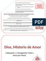 Dios, Misterio de Amor CATEQUESIS #1