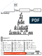 Le Futur de Lindicatif Les Verbes Des 2eme Et 3eme Groupes CM1