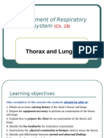 Assessment of Respiratory System 22-23