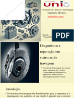 Diagnostico e Reparaçao em Sistemas de Travagem