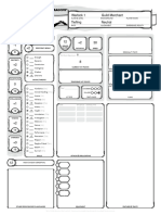 Character Sheet - Form Fillable 2