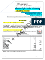 Adjustment Journal