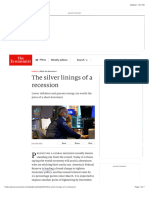 The Silver Linings of A Recession - The Economist