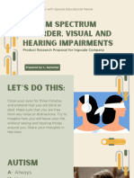 Autism Spectrum Disorder Visual and Hearing Impairments