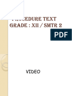 Text Procedure