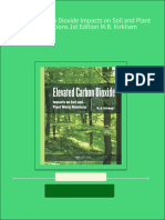 Elevated Carbon Dioxide Impacts On Soil and Plant Water Relations 1st Edition M.B. Kirkham Ebook All Chapters PDF