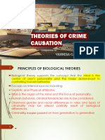 Theories of Crime Causation 1