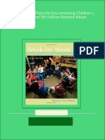 Instant Download Week by Week Plans For Documenting Children S Development 5th Edition Barbara Nilsen PDF All Chapters