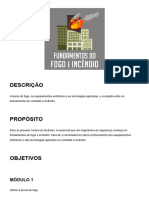 Fundamentos Do Fogo e Incêndio