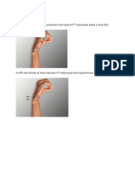 Small Intestine: SI3 Ulnar Border of Hand, Proximal To The Head of 5 Metacarpal (Make A Loose Fist)