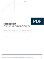 Hidrologia - Unidade 1