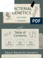 Modern Notes Bacterial Genetics Lecture Slides