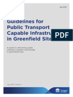 Guidelines For Bus Capable Infrastructure in Greenfield Sites