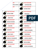 Pass The Bomb Boardgames - 104099