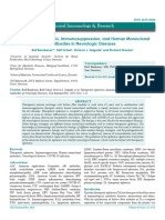 Therapeutic Apheresis Immunosuppression and Human Monoclonal Antibodies in Neurologic Diseases