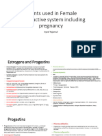 Agents Used in Female Reproductive System