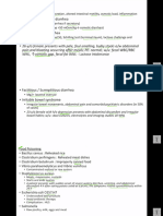 Causes: Motility, Osmotic Load, Nflammation: Increased Secretion, Altered Intestinal