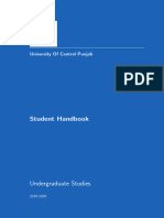 UCP HandBook UnderGraduate Studies