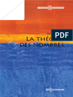 La Théorie Des Nombres