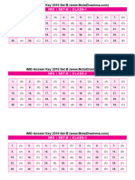 IMO Answer Key 2019 Set B