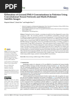 Estimation of Ground PM25 Concentrations in Pakist