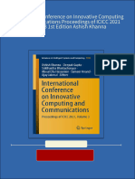 Full Download International Conference On Innovative Computing and Communications Proceedings of ICICC 2021 Volume 3 1st Edition Ashish Khanna PDF