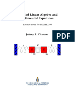 Applied Linear Algebra and Differential Equations