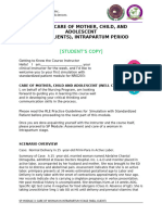 MODULE 3 STANDARDIZE PATIENT - INTRAPARTUM Students Copy 1