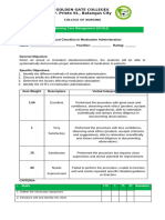 NCM 103 Medication Administration Checklist