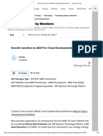 Smooth Transition To ABAP For Cloud Development (Ch... - SAP Community